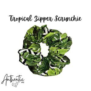 Tropical Zipper Scrunchie